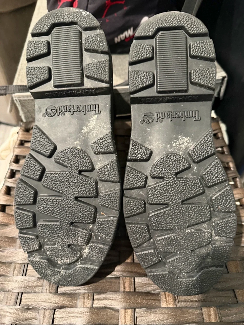 Timberland Black Nubuck Waterproof Kids Size 7